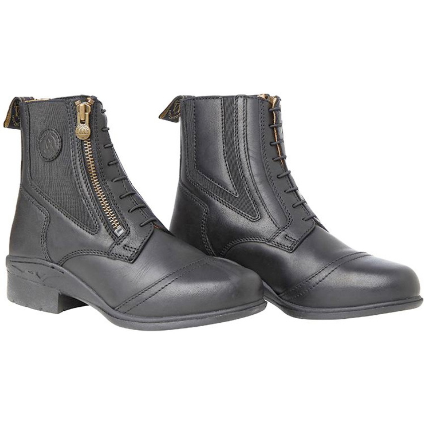 2025 Mountain Horse Womens Valkyria Side Zip Paddock Boots 11050100 - Black